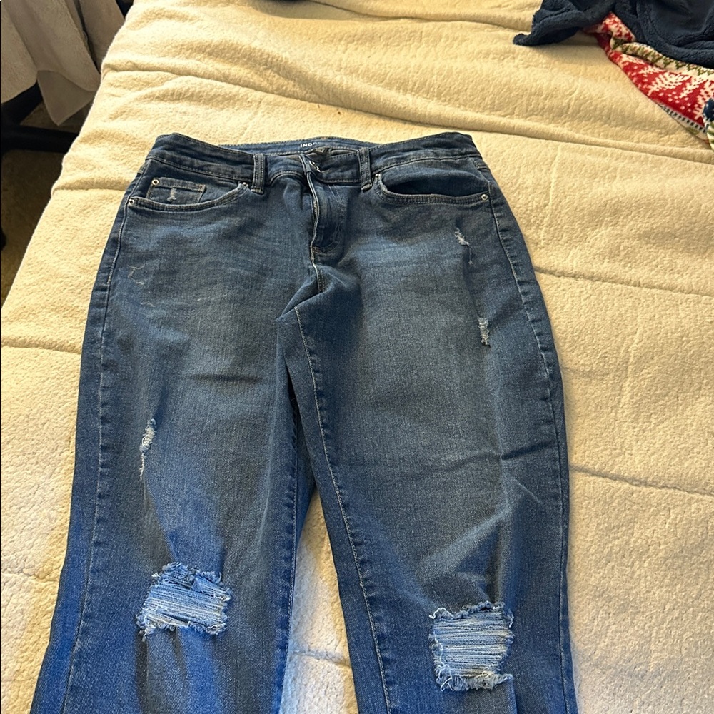 Classic Blue Straight Leg Women's Jeans